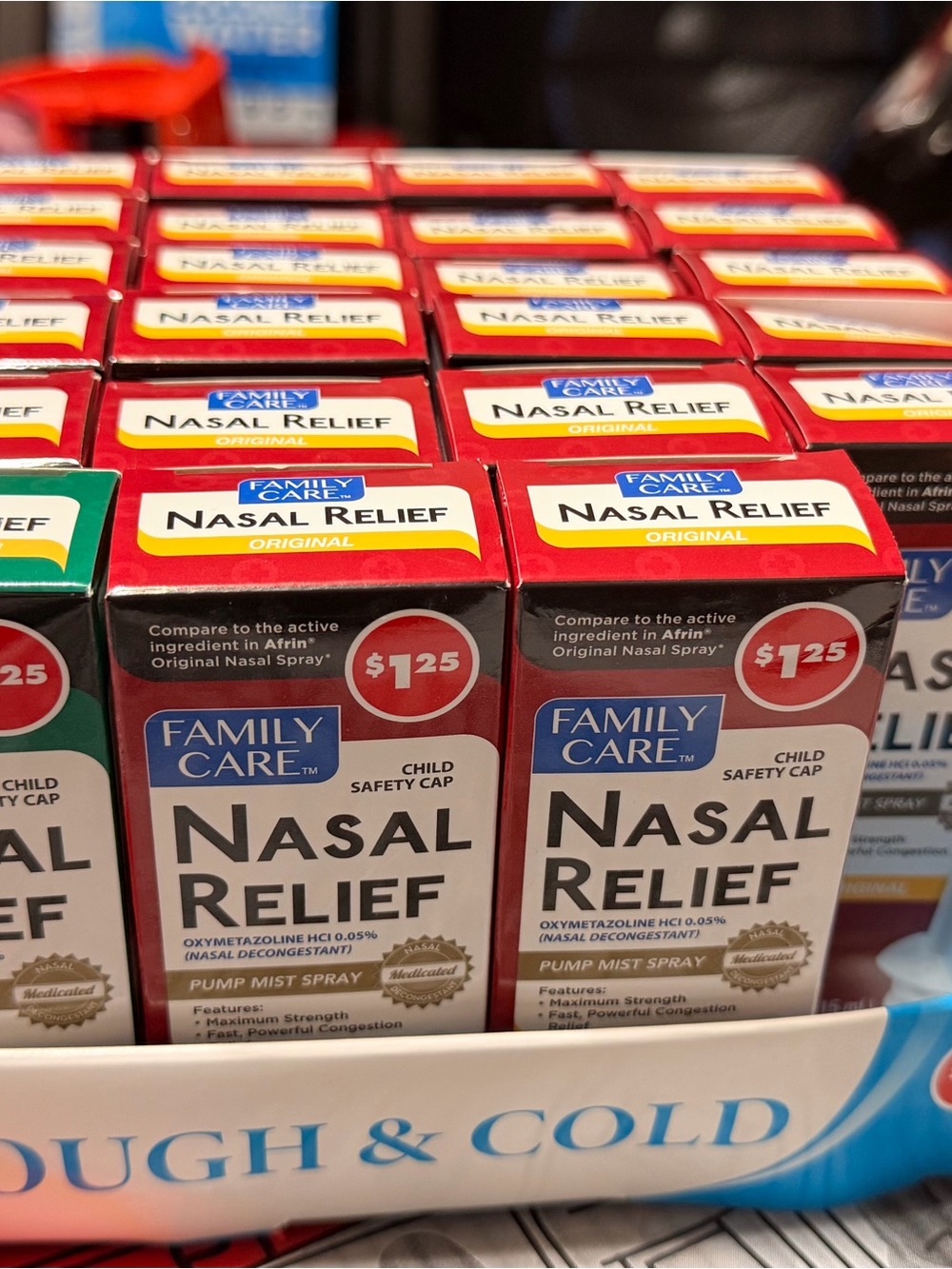 Nasal Relief Pump Mist Spray - Red (Original)